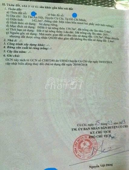 Chủ ngộp bán gấp trọ 142m2 đg Đào Văn Thử Tân An Hội Củ Chi giá 1,1tỷ - Ảnh 2