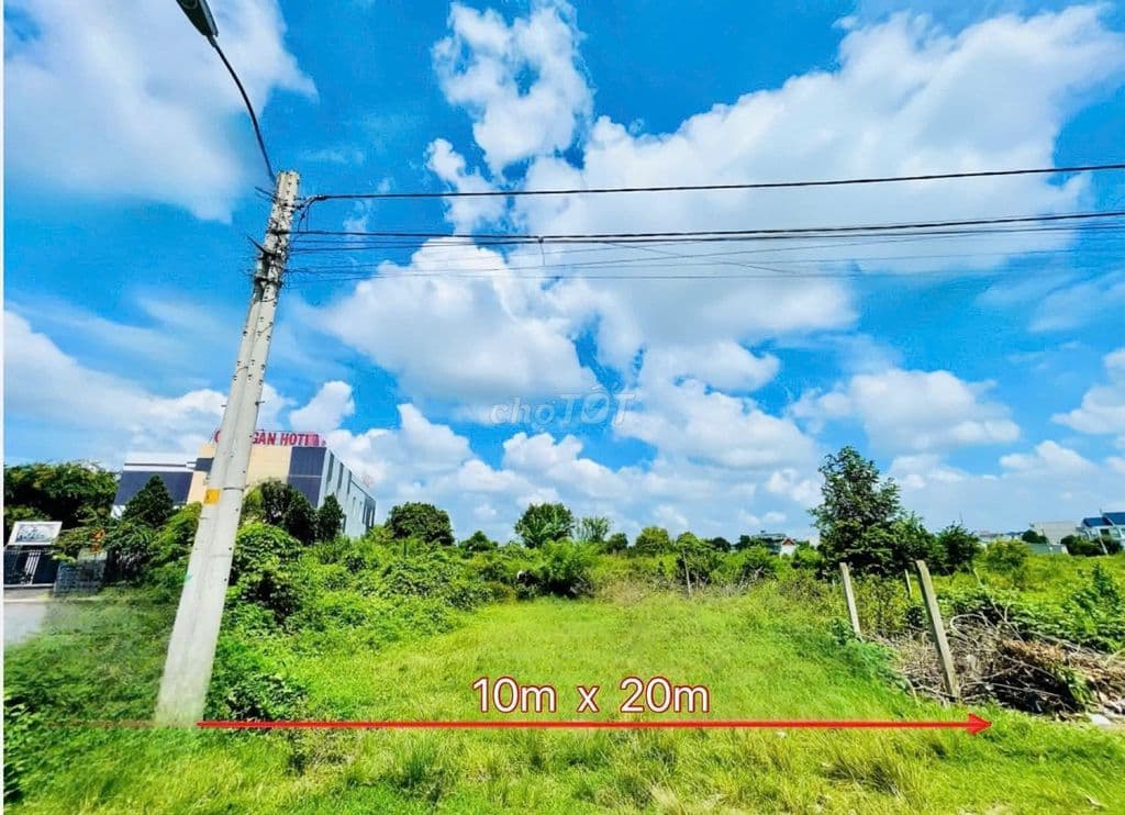 520 Triệu sở hữu ngay lô đất thị trấn củ chi 10x20 đã có full thổ cư