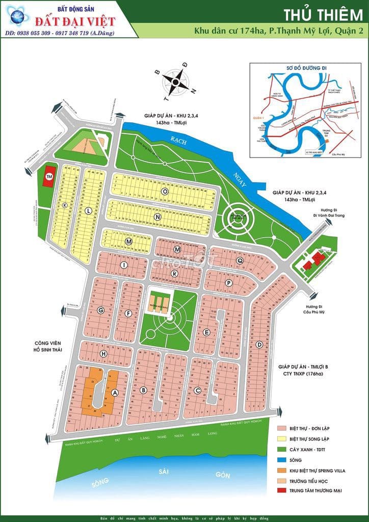 Bán lô Đất Dự Án KDC Thủ Thiêm Villa, P. Cát Lái - Ảnh 2