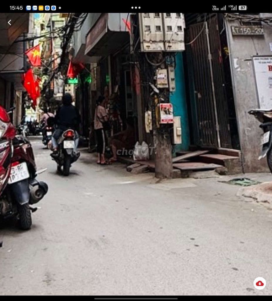 Bán nhà mặt Ngõ phố Thổ quan Xã Đàn ô tô đỗ cửa kính doanh.