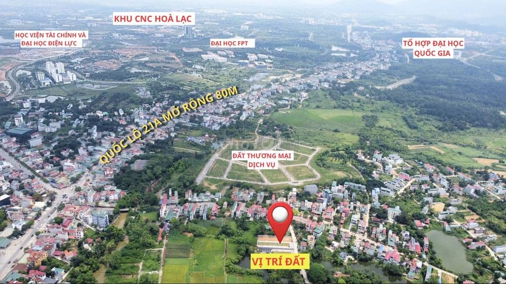 Bán đất kinh doanh Hoà Lạc, cách chợ và khu Đại học chỉ 1km - Ảnh 2