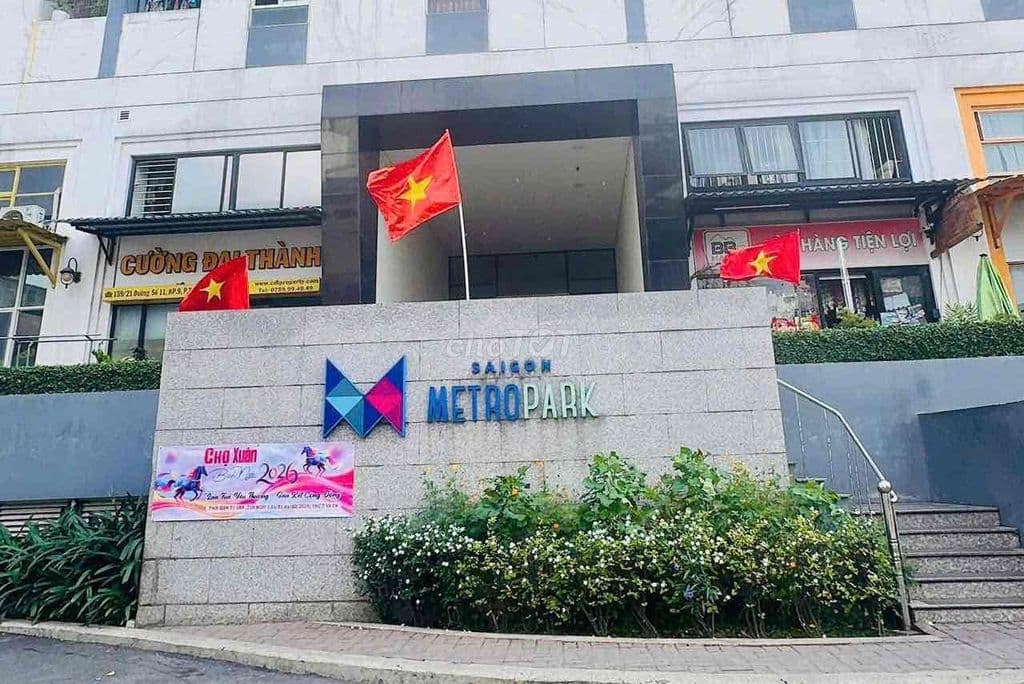 BÁN CĂN GÓC cc METRO PARK 2PN 2WC Full NT, GIÁ 2tỷ8
