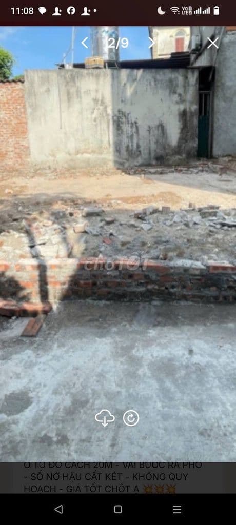 bán lô đất thôn 3 Vạn Phúc mặt tiền 6.8m - Ảnh 2