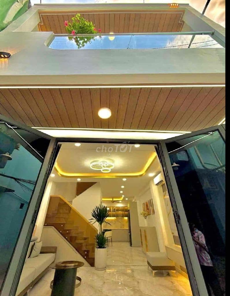 Bán nhà Phan Văn Trị gần chợ Cây Thị ,46 m2 ,4 PN ,mới 100 % ,giá 5,x