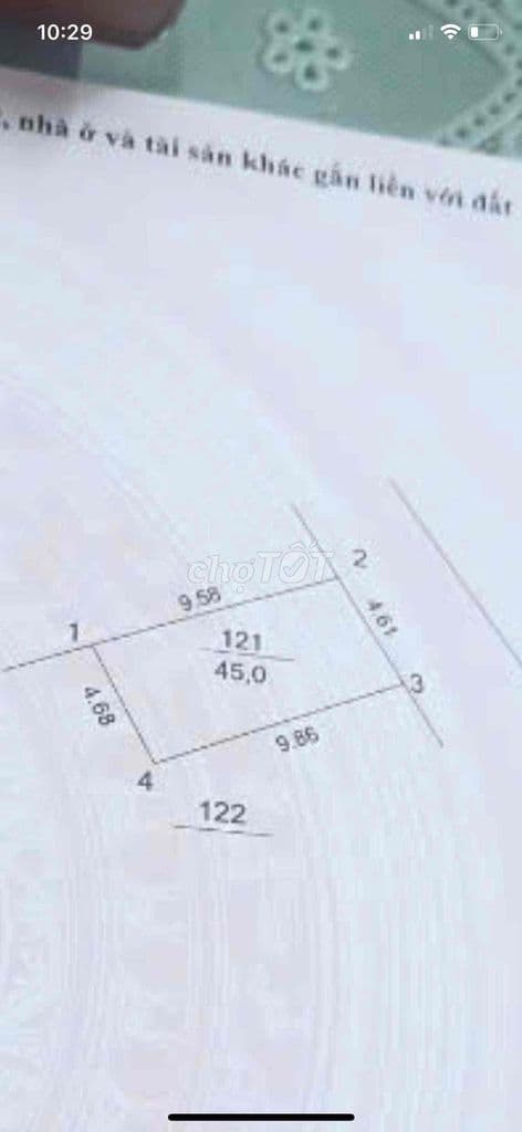 📢📢📢 Chính Chủ Bán - Đất 45m2 Ô Tô Tránh Mặt Ngõ Chính Dương Đức Hiền