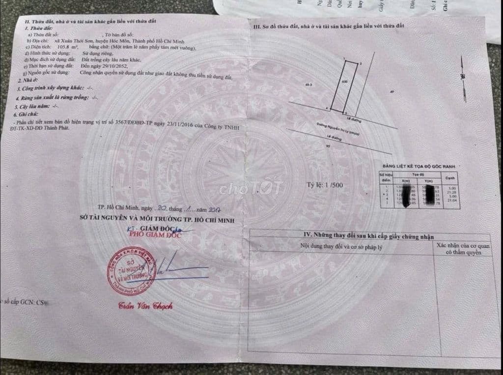Bán 105m2 đất Hóc Môn, Nguyễn Thị Ly xã Xuân Thới Sơn giá - Ảnh 3