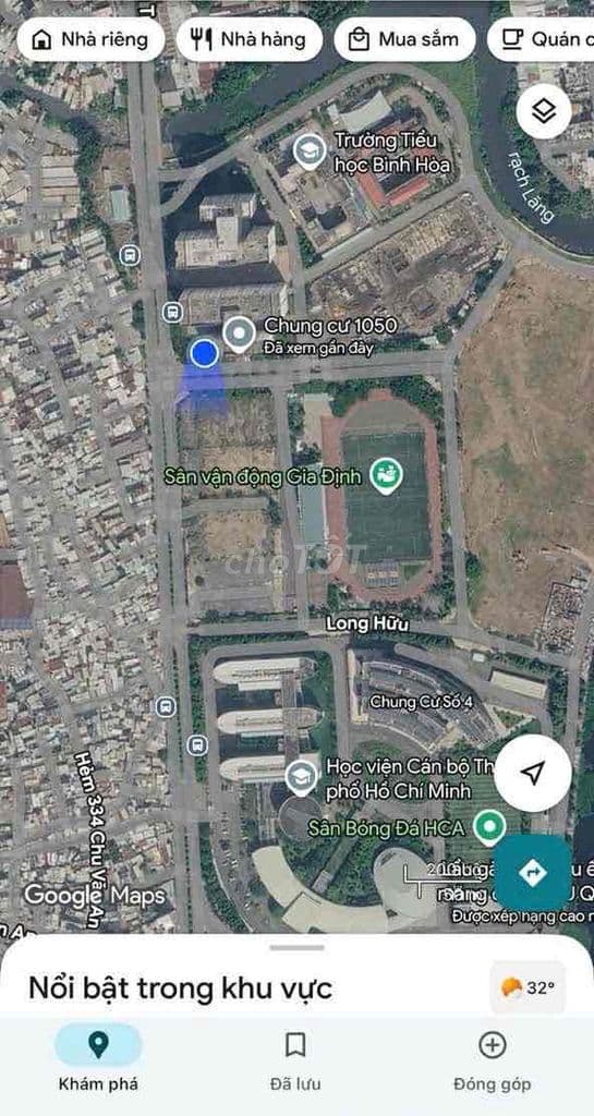 Giá: 3 Tỷ 850tr Bán Chung Cư 1050 Phan Chu Trinh Bình Thạnh DT: 61m2 -