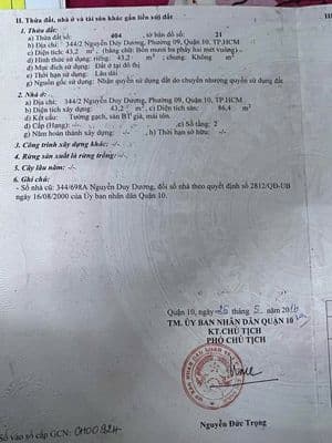 Bán nhà 344/2, Nguyễn Duy Dương, DT: 4.6m*12.5m. 43.2 m2.Gía 6.7 tỷ TL - Ảnh 3