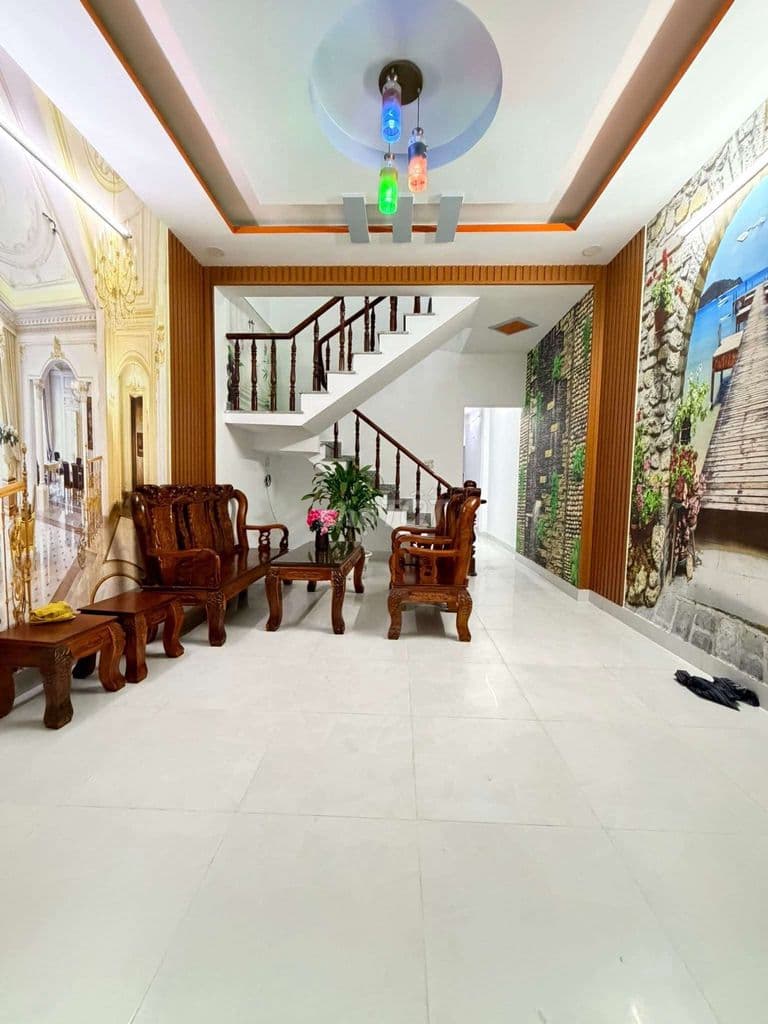 Bán nhà quách điêu vào 2/ ngắn HXS DT: 4m*15m Lầu suốt 4pn 2w - Ảnh 3