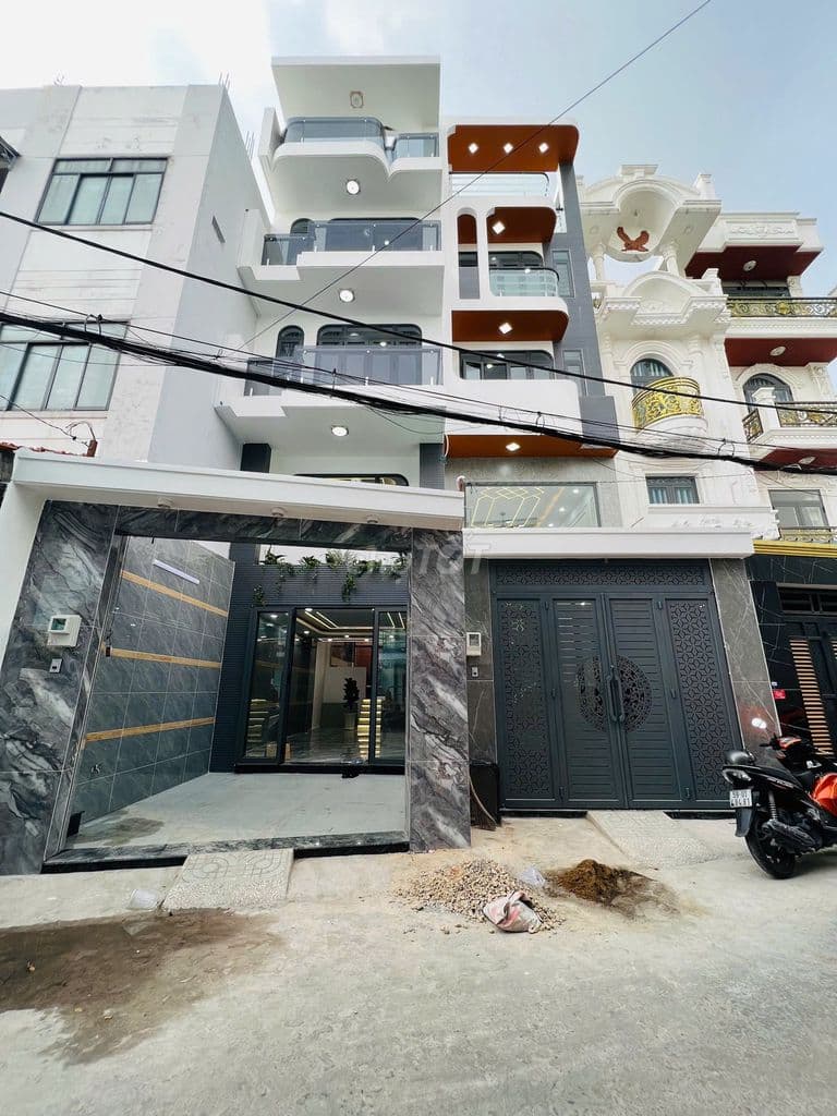 Bán nhà mới 1/ An Dương Vương (4m*22m) hẻm 7m sát chợ Phú Lâm, Bà Hom