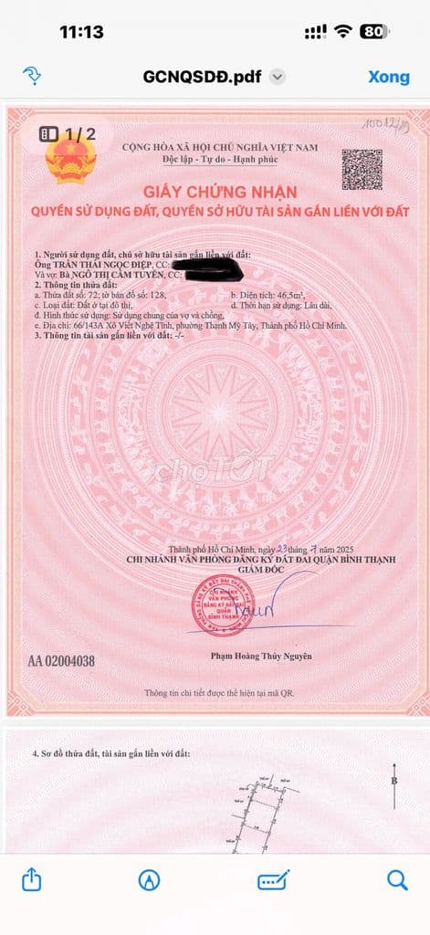 Bán nhà riêng 66/143A Xô Viết Nghệ Tĩnh, 5,65 tỷ, 46,5m2 - Ảnh 3
