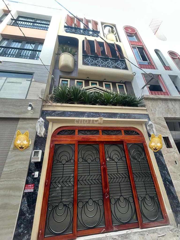 NHÀ 5 TẦNG XÂY MỚI HẺM OTO 4M GẦN MẶT TIỀN NGUYỄN VĂN LƯỢNG 43M2