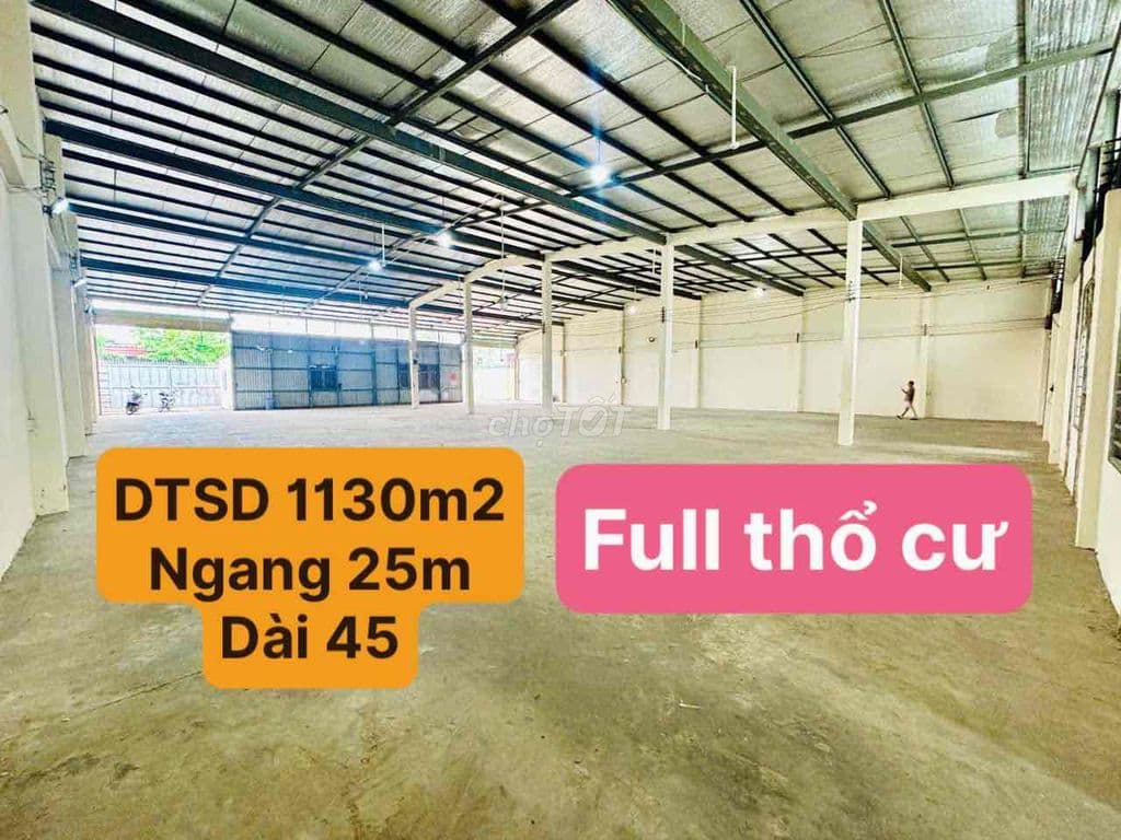 Bán Nhà Xưởng Tô Ký Hóc Môn - 1130M2 (25 x45 ) Đường 8m - Nhỉnh 20Tỷ - Ảnh 2