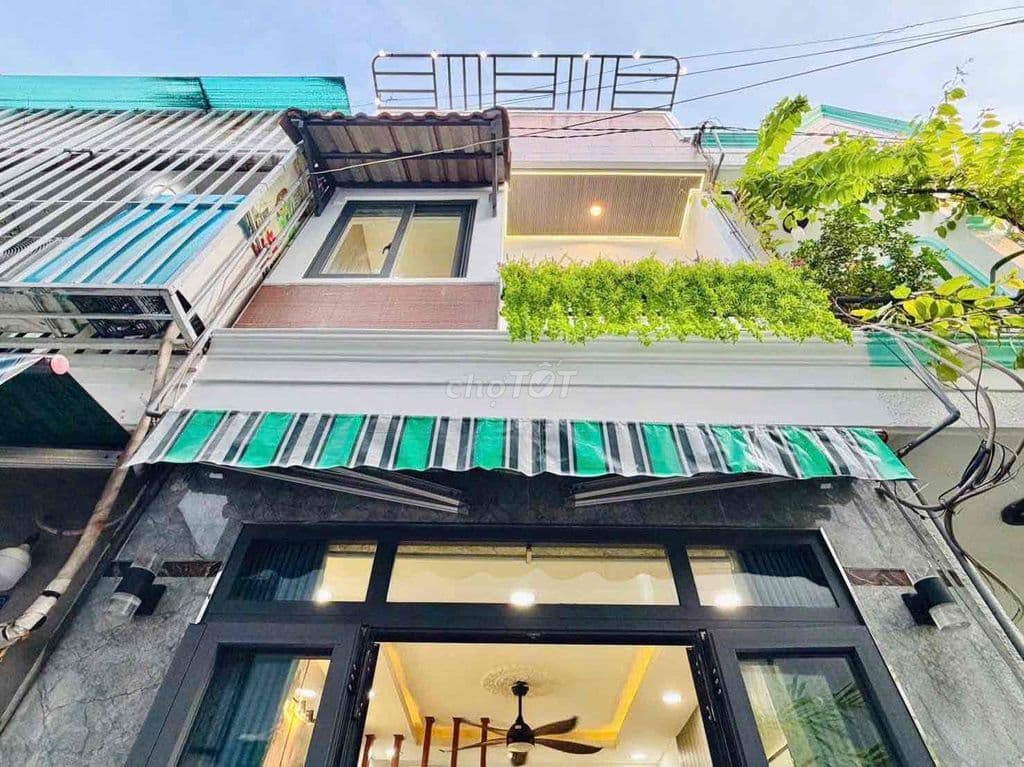 NHÀ QUANG TRUNG, PHƯỜNG 8 CŨ (THÔNG TÂY HỘI MỚI) TP.HCM CHỈ NHỈNH 3 T