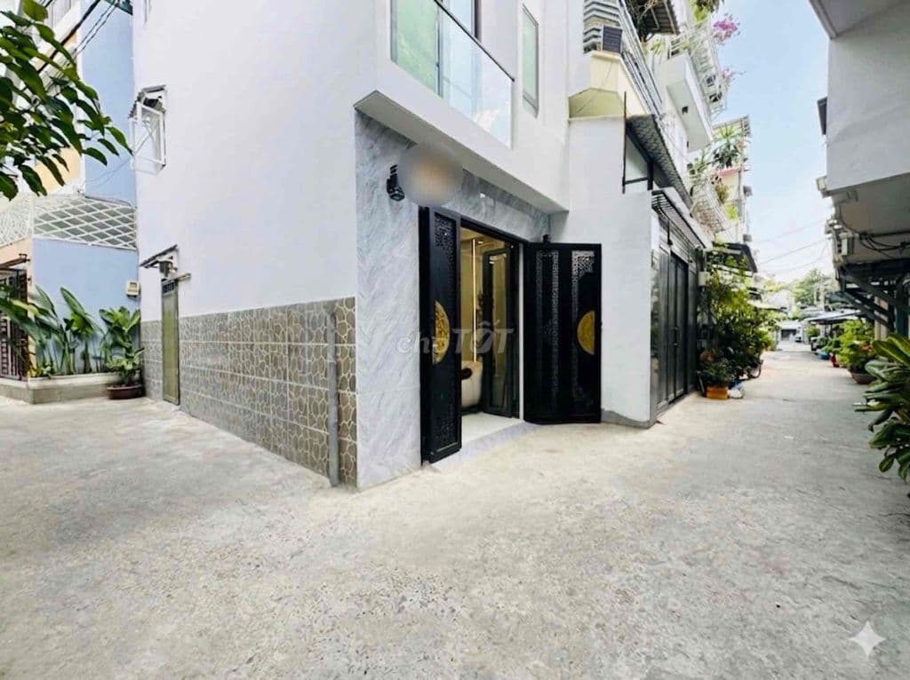 Nhà đẹp hẽm ÂU DƯƠNG LÂN Q8 Căn góc 2 mặt