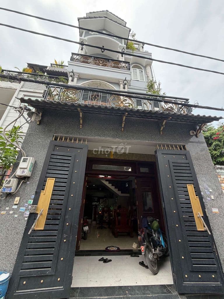 BÁN NHÀ HL3 BÌNH HƯNG HÒA BÌNH TÂN 100m² 4TẦNG HẺM ÔTÔ