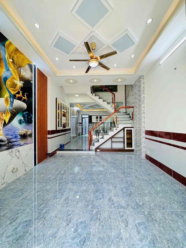 Nhà ngay trường ĐH TC Marketing, 4 tầng, xây mới, hẻm xe hơi 6m - Ảnh 3