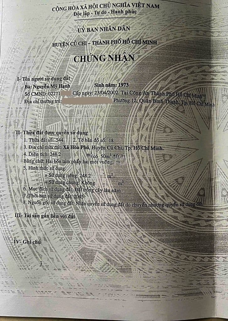 Bán đất huyện Củ Chi giá rẻ chưa qua đầu tư - Ảnh 3