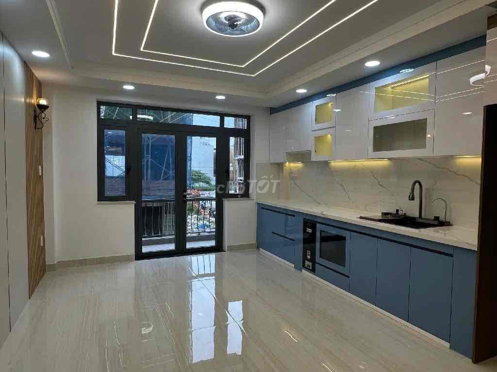 Mới cây 5 tầng, 72m2(4x18), có thang máy, hẻm 8m thông, Tây Lân B-Tân - Ảnh 2
