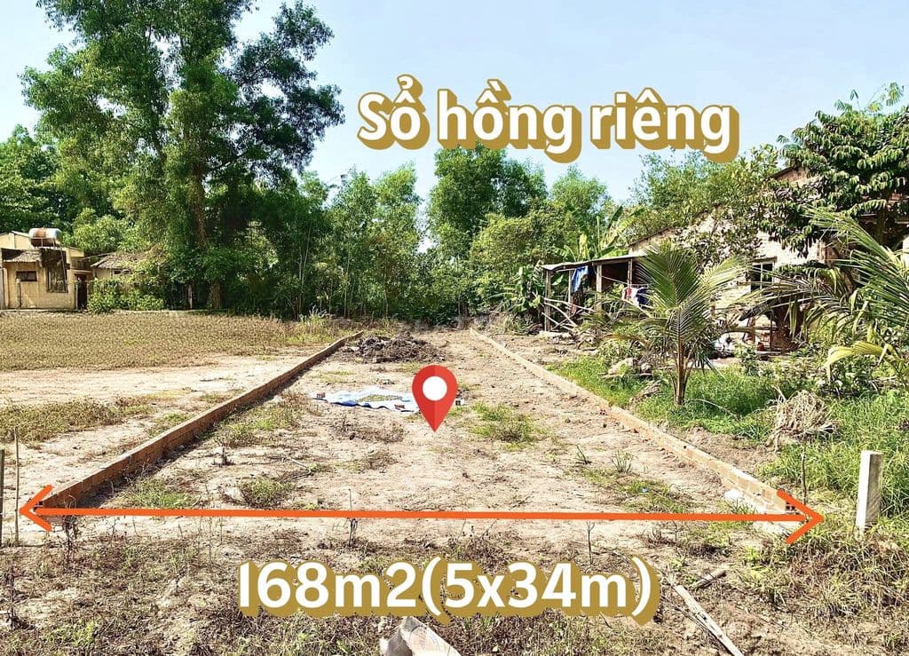 Bấn gấp lô đất dt 168m2 giá 950tr đường Nguyễn Thị Rành xã An Nhơn tây