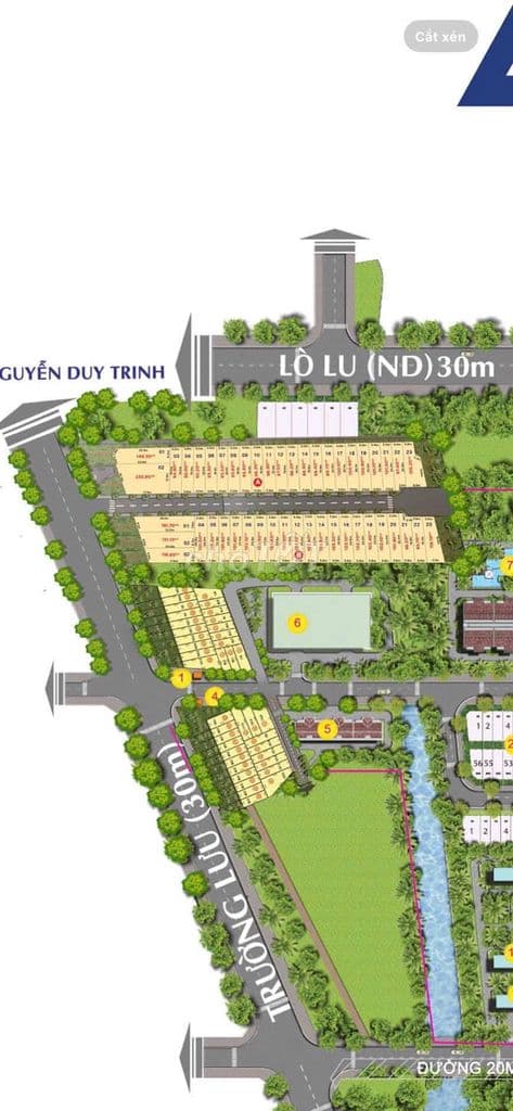 2 NỀN ĐẤT - KDC CTOWN 2 TRƯỜNG LƯU - 5,55 TỶ/102M2 - Ảnh 2