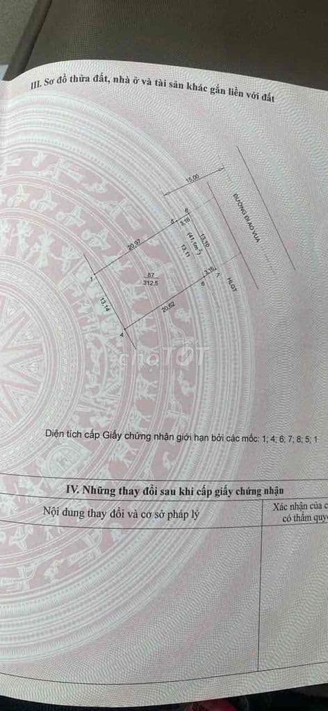 chính chủ bám đất mặt đường nhựa 13,2m