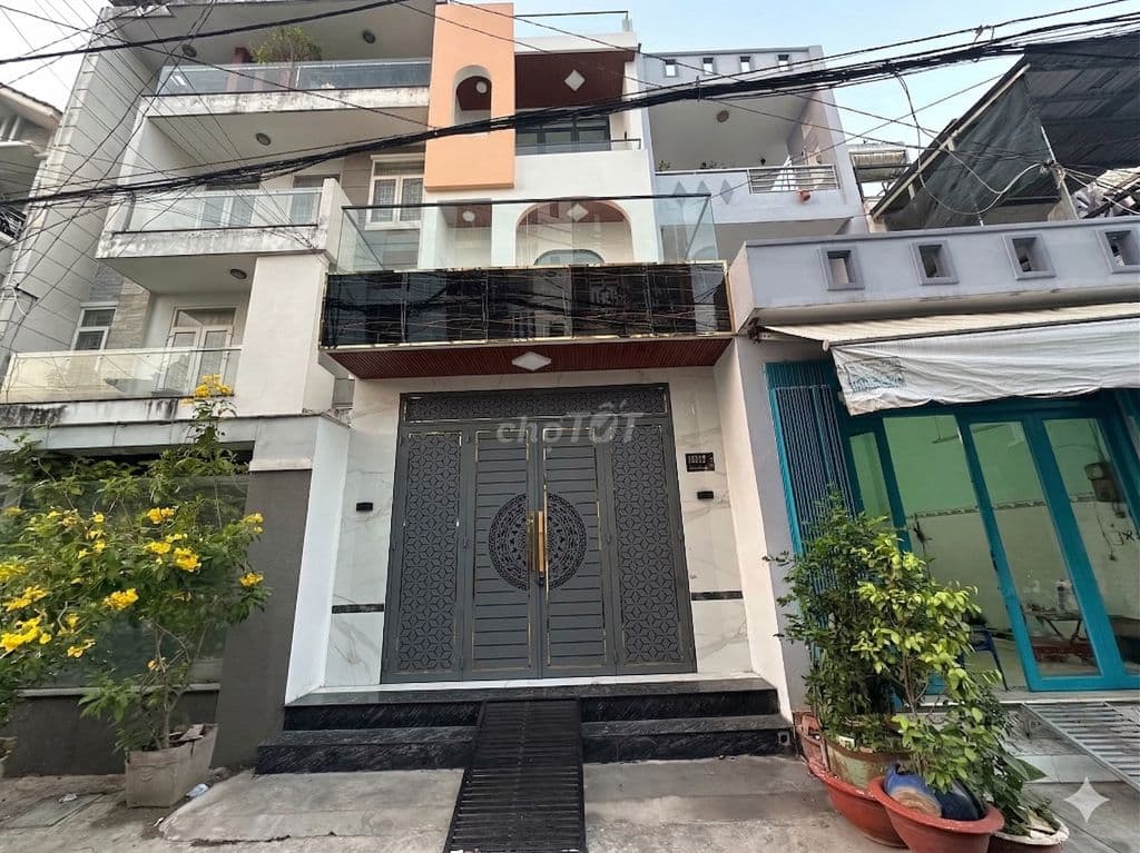 Bán nhà mới, hẻm ô tô 122 Bình Trị Đông, DT 4 x 15.5m, 3 tấm, 6.66 tỷ.