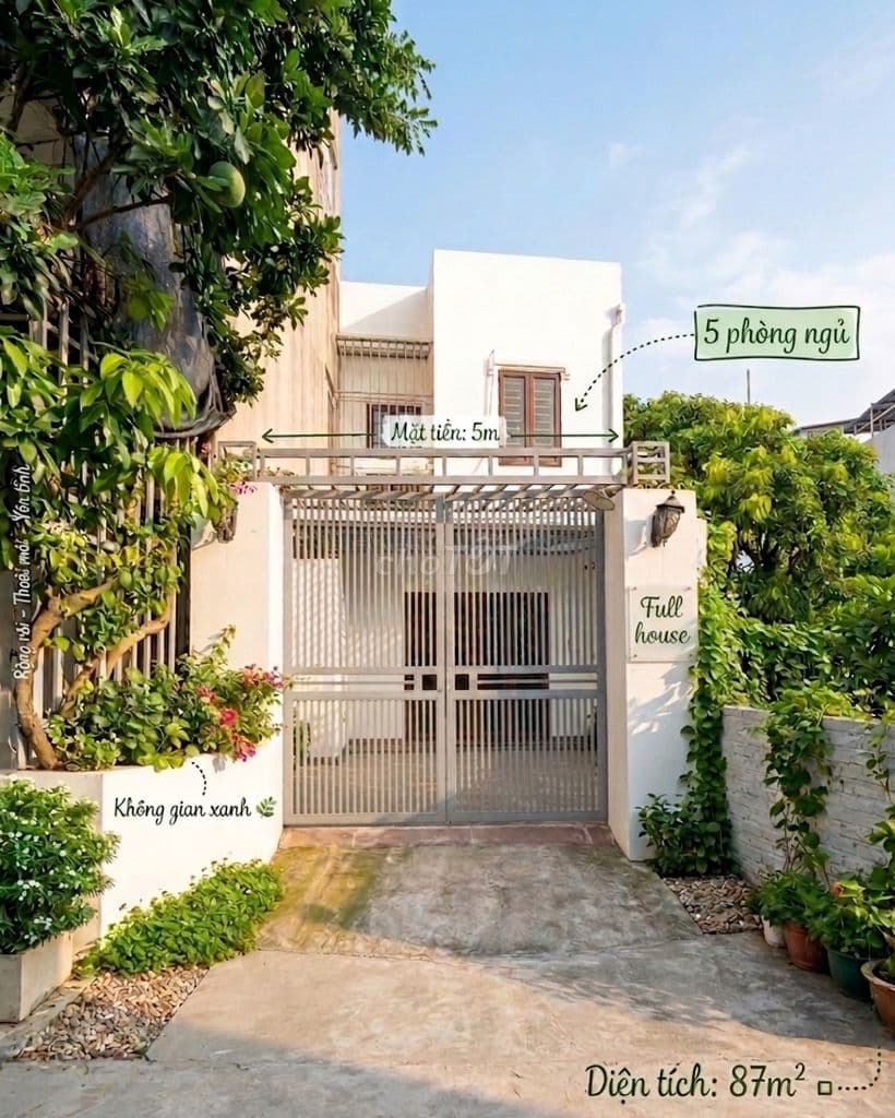 Bán nhà Di Trạch 87m², 5 Phòng Ngủ, Ô tô Con Vào Nhà - Giá 6.2 tỷ