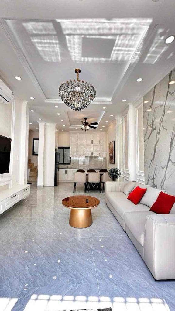 NHÀ MỚI TỪ MÓNG - SẴN THANG MÁY - FULL NỘI THẤT XỊN - NGANG KHỦNG 8M - - Ảnh 2