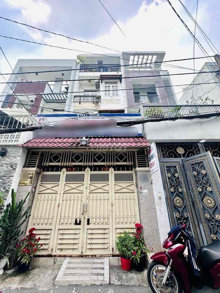 Gấp bán về quê, nhà 4T, hẻm xe hơi thông, 4PN, chỉ 7,5 tỉ