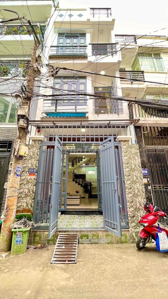 nhà đẹp ngay chung cư Thạnh Lộc- đường thông 7m