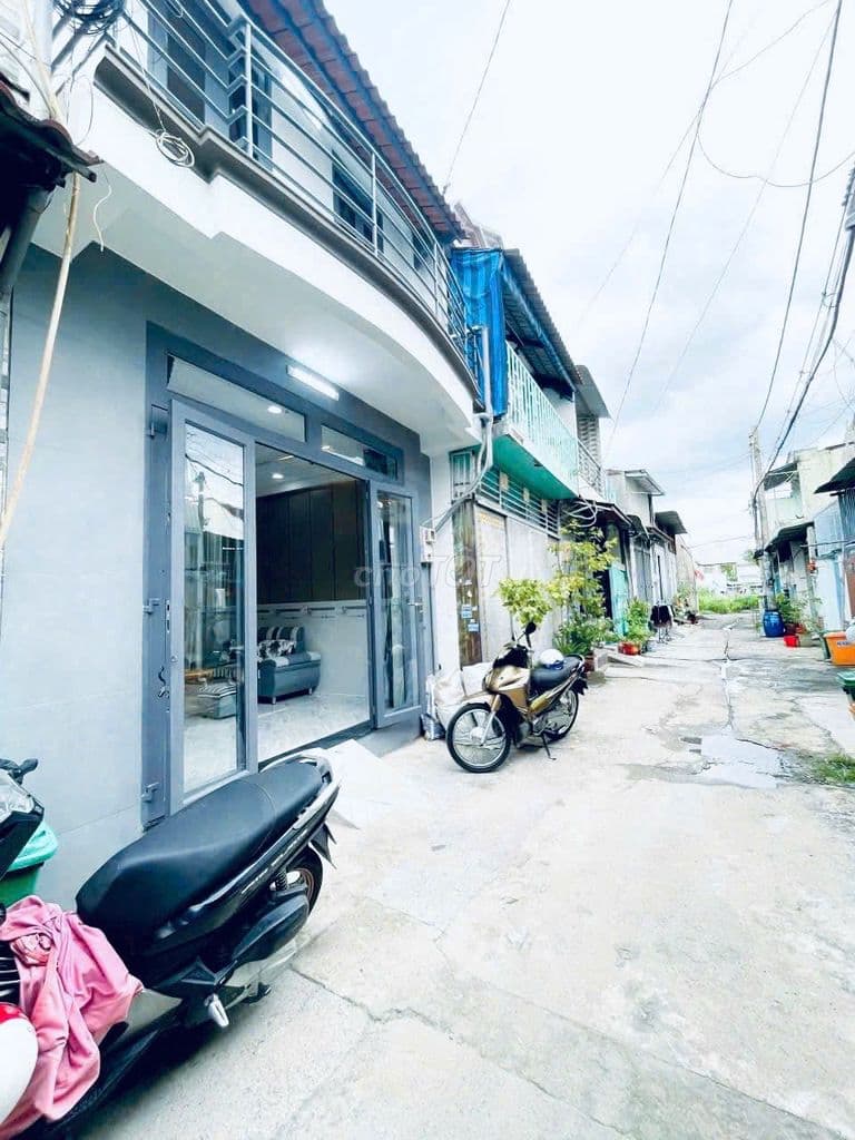 Nhà đường xe hơi hẻm 551 Lê Văn Khương Q12, 4mx10m giá 1ty820 TL mạnh