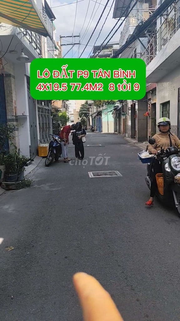 CHỦ GẤP BÁN ĐẤT HẺM XE HƠI 5M ÂU CƠ TÂN BÌNH 77.4M² – CHỈ 8.9 TỶ TL 🔥 - Ảnh 2