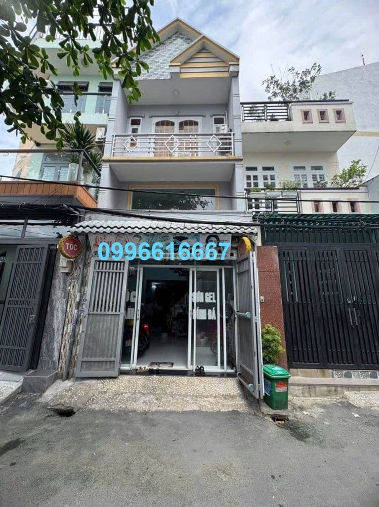 Nhà 3 Tầng Hẻm Kinh Doanh Trung Mỹ Tây - 4x10m - Giá 4.3 Tỷ