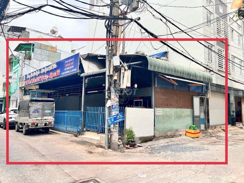 BÁN GẤP LÔ GÓC 03MT HẺM XE TẢI, KINH DOANH - BÙI HỮU NGHĨA - NGANG 15M