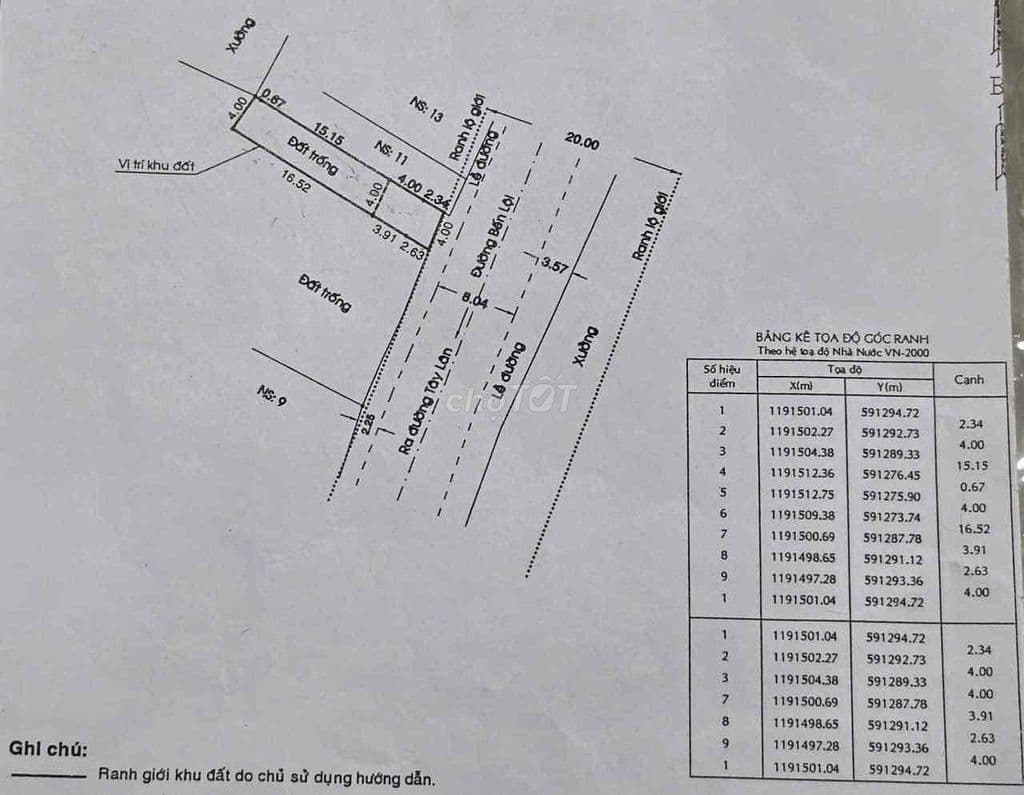 Đất mặt tiền Bến Lội - Ảnh 2
