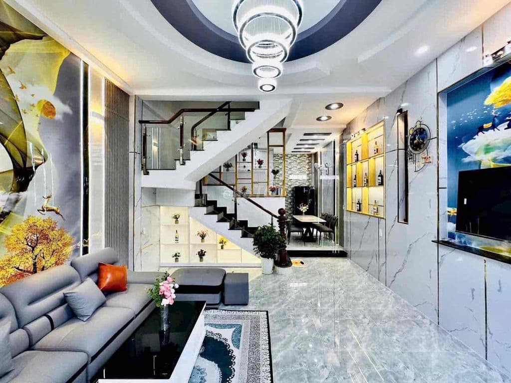 🏠 Nhà 1 Trệt 3 Lầu TTH07 – Đối Diện UBND Tân Thới Hiệp – HXH – 5x11m –