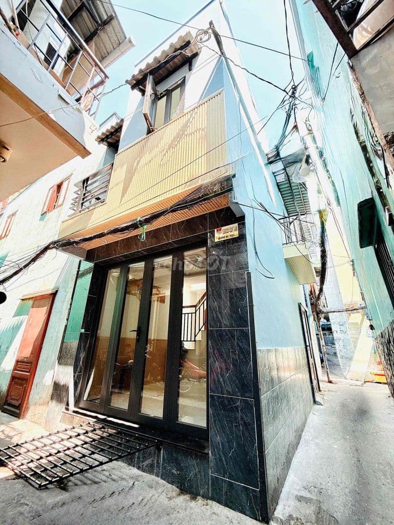 Nhà Bán Dương Bá Trạc Q8 1 trệt 1 lầu 3.6m x 6.2m 21m2 1 trệt 1 lầu