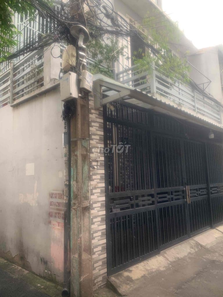 nhà 6 x 11m 3 hai mặt hẻm - Ảnh 3