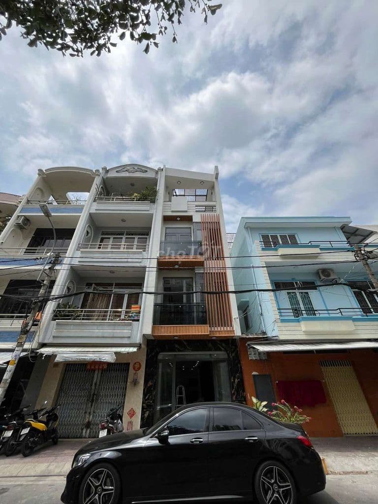 nhà mới KDC Bình Phú 1 4x19 1 trệt 3 lầu