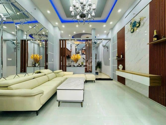 NHÀ HẺM ÔTÔ THÔNG - 69M2 - 4x17M - 4PN - QUANG TRUNG - GÒ VẤP - 5.X TỶ - Ảnh 3