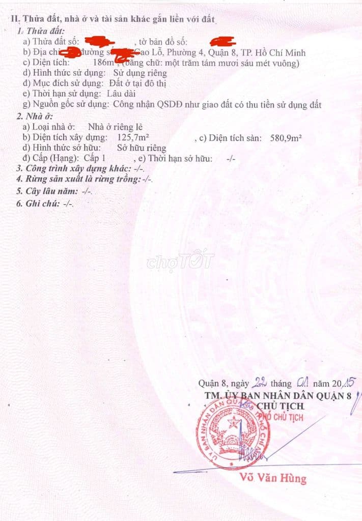 Bán nhà lớn KDC Biệt Thự Cao Lỗ, P 4, Quận 8, TP Hồ Chí Minh- giá tốt