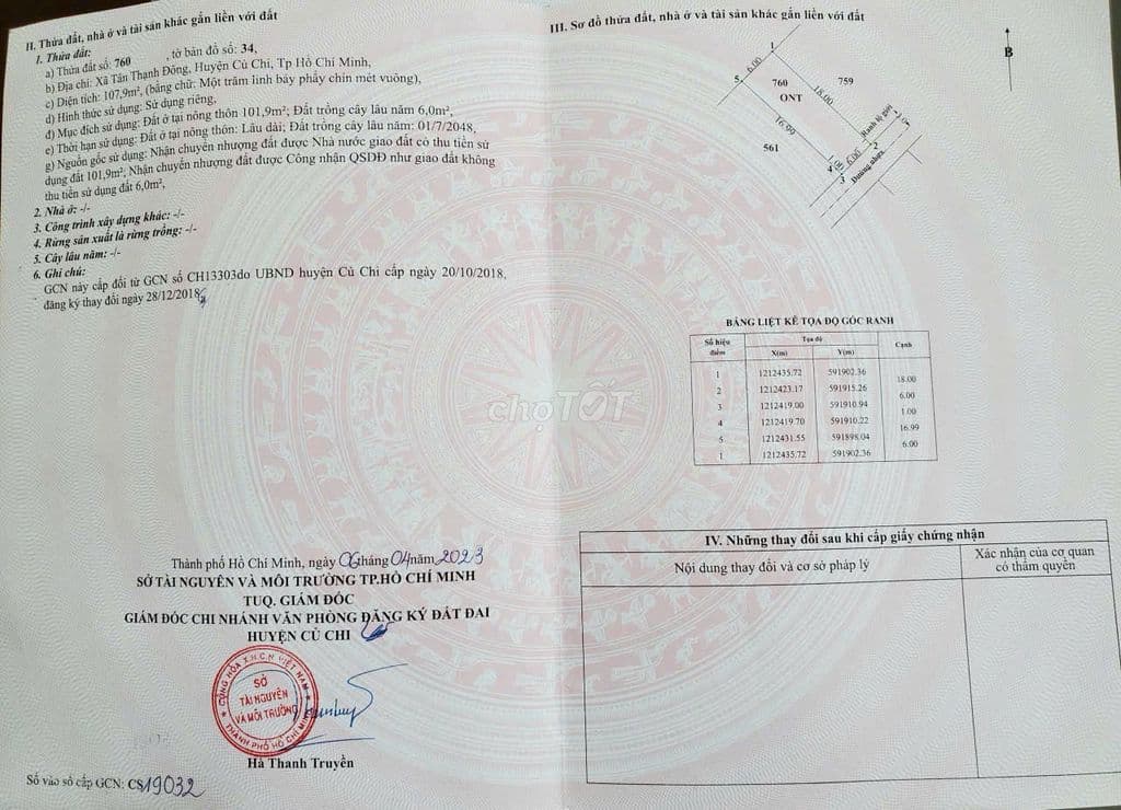 Cần tiền bán lỗ lô đất sát chợ hố bơm tân thạnh Đông - Ảnh 3