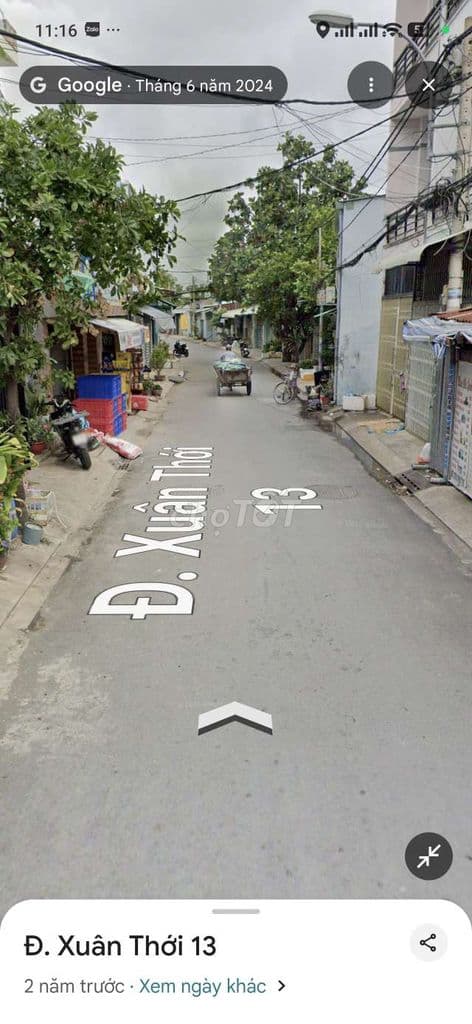 Nhà chính chủ bốn lầu mặt tiền xuân thới đông