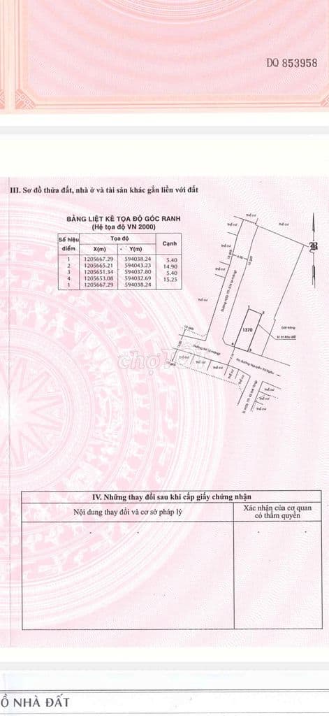 CẦN BÁN ĐẤT THỔ CƯ 94 M KHU DÂN CƯ HIỆN HỮU XÂY DỰNG TỰ DO - Ảnh 2