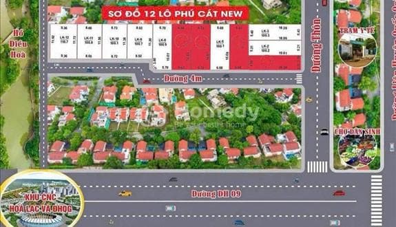 Đất Phân Lô Hoà Lạc, Giá Gốc