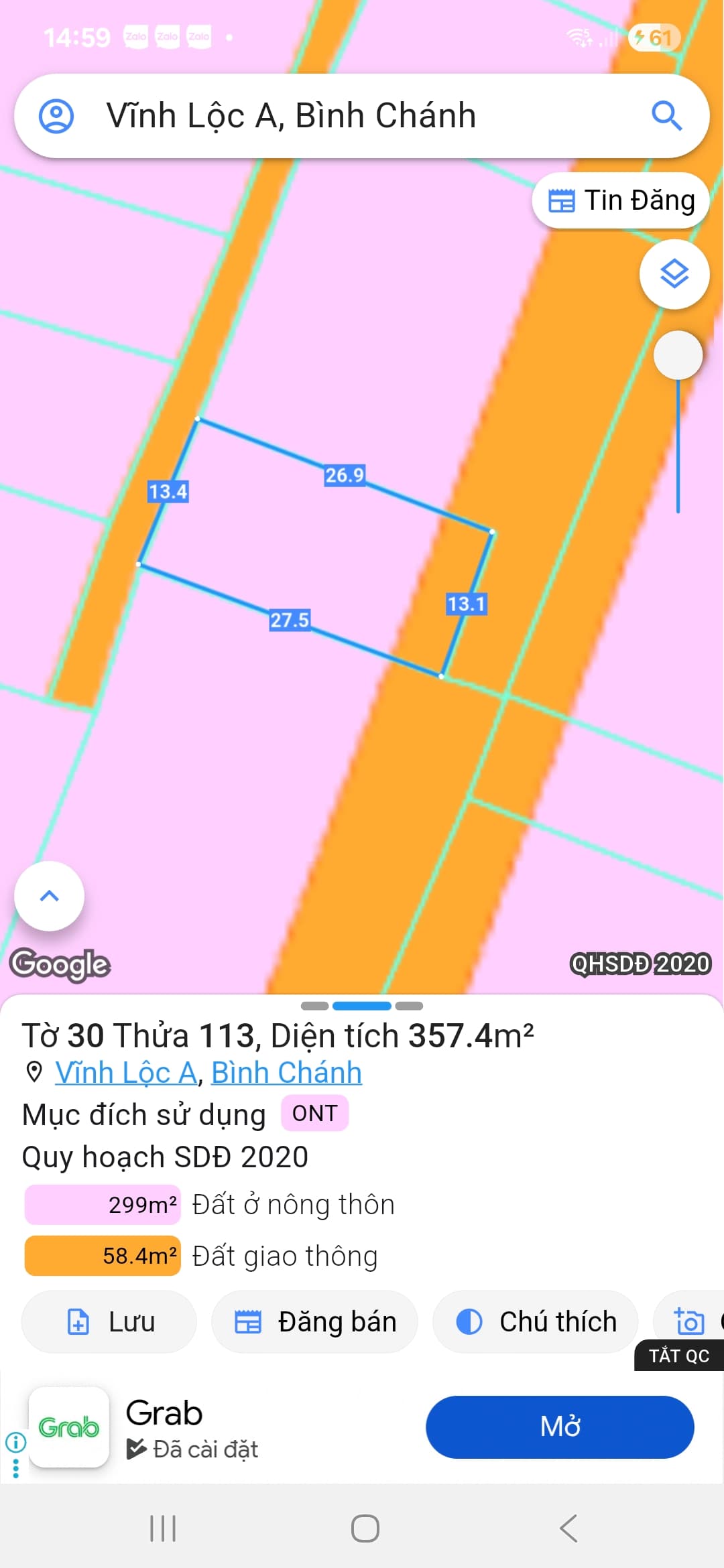 Bán đất X. Vĩnh Lộc A, H. Bình Chánh, Tp. Hồ Chí Minh - Ảnh 2
