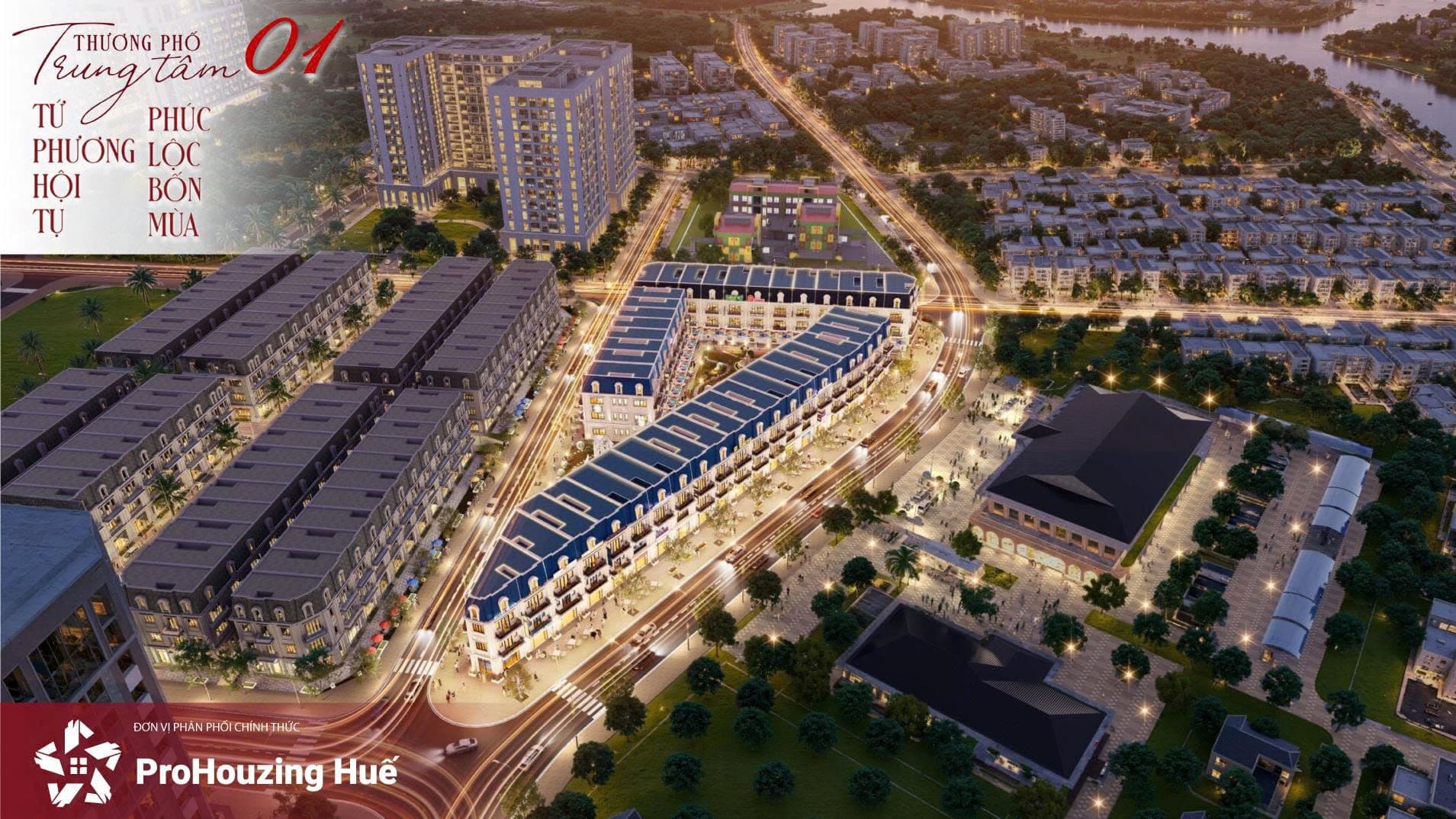 Bán shophouse, nhà phố thương mại P. An Cựu, Tp. Huế, T. Thừa Thiên Huế