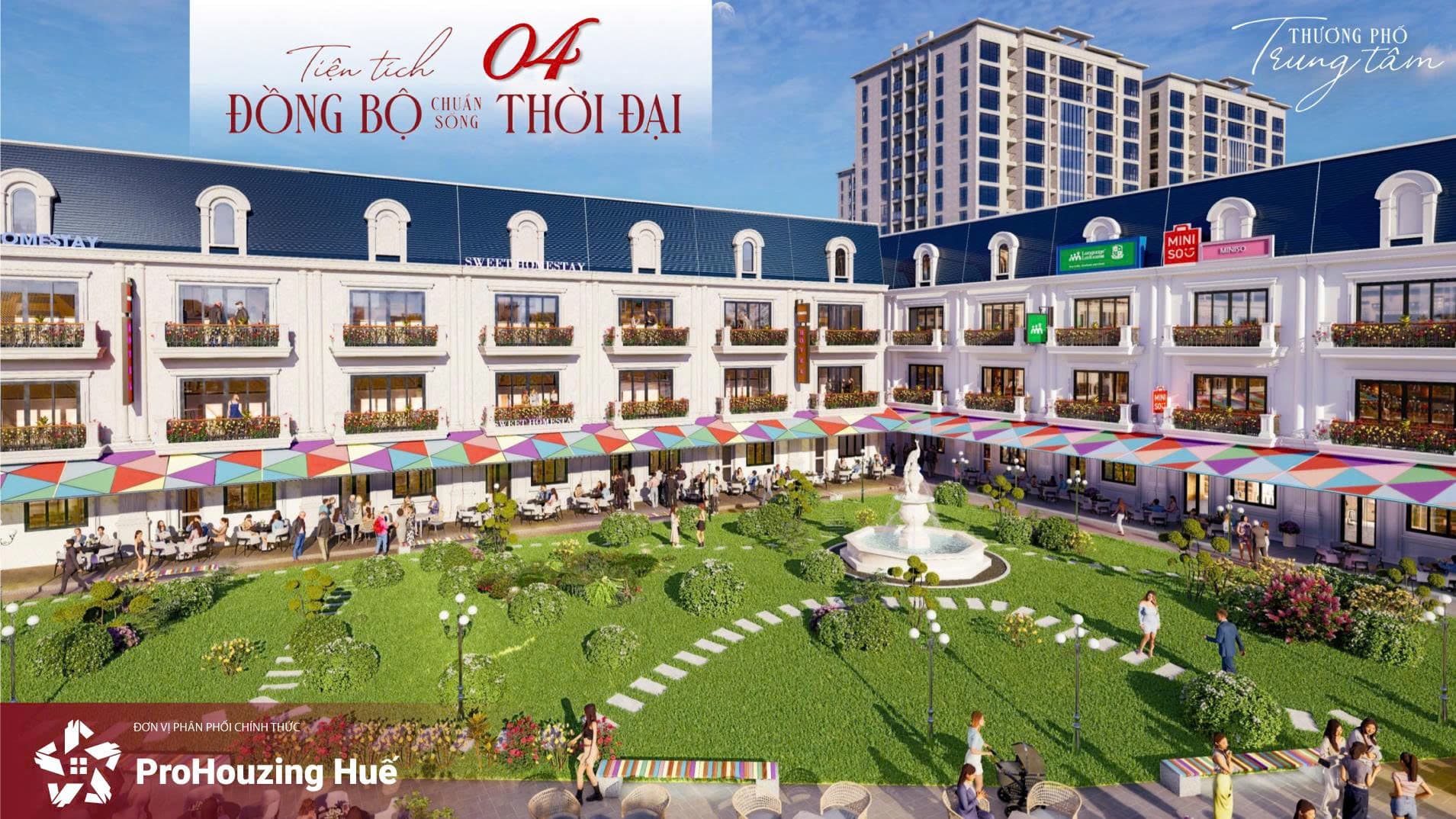 Bán shophouse, nhà phố thương mại Đ. Nguyễn Lộ Trạch, Tp. Huế, T. Thừa Thiên Huế - Ảnh 3