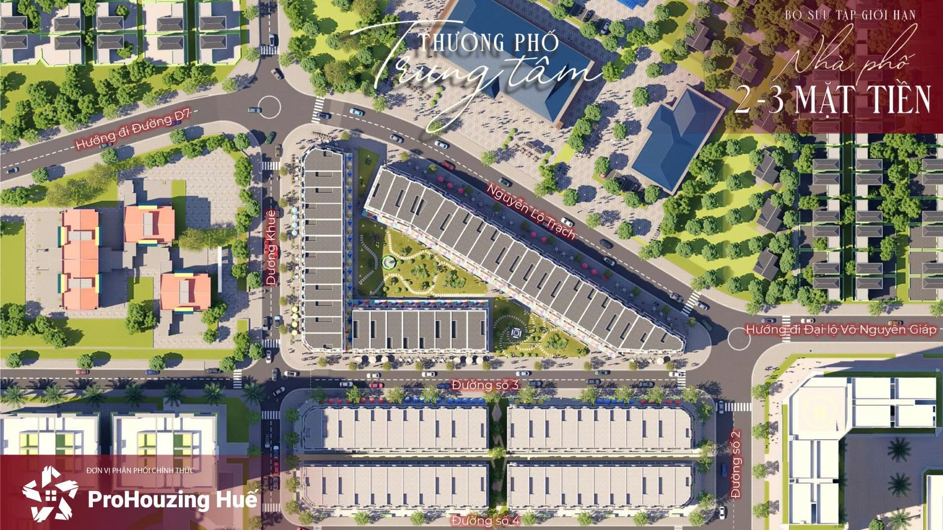 Bán shophouse, nhà phố thương mại Đ. Nguyễn Lộ Trạch, Tp. Huế, T. Thừa Thiên Huế - Ảnh 2